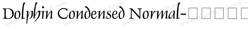 Dolphin Condensed Normal字体转换